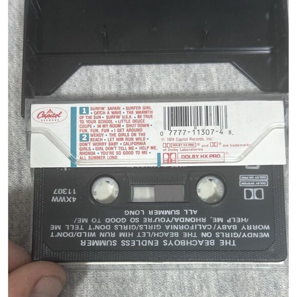 The Beach Boys Endless Summer Capitol Records Cassette - Picture 5 of 7